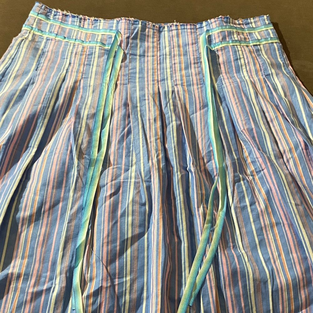Striped Blue and Pink Skirt